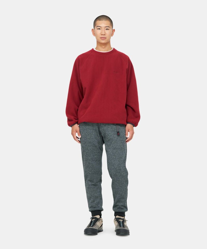 BONDING KNIT FLEECE NARROW RIB PANT | ボンディングニットフリース