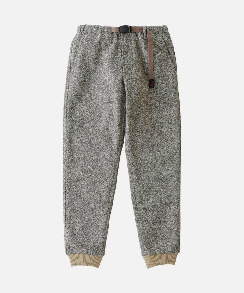 BONDING KNIT FLEECE NARROW RIB PANT | ボンディングニットフリース