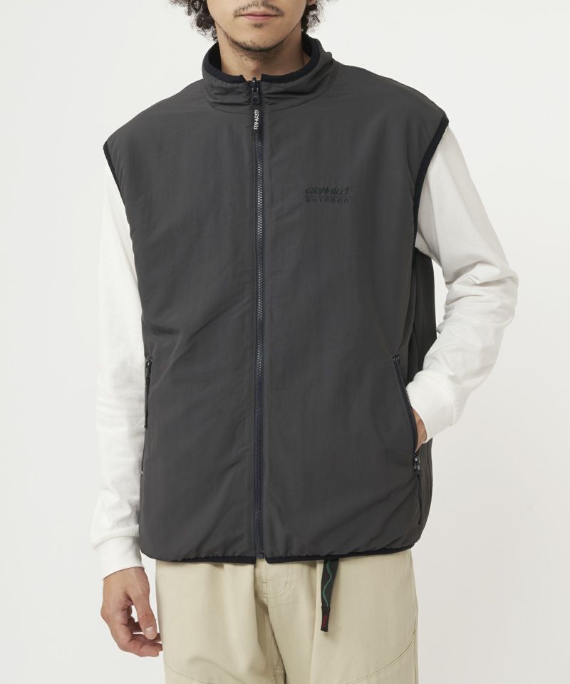 REVERSIBLE FLEECE VEST | リバーシブルフリースベスト | グラミチ