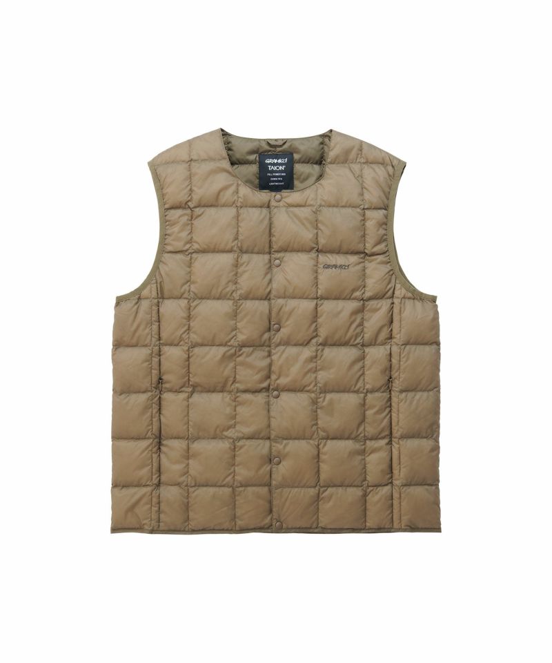 【GRAMICCI×TAION】INNER DOWN VEST | インナーダウンベスト