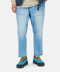 STRETCH DENIM LOOSE TAPERED PANT - Gramicci