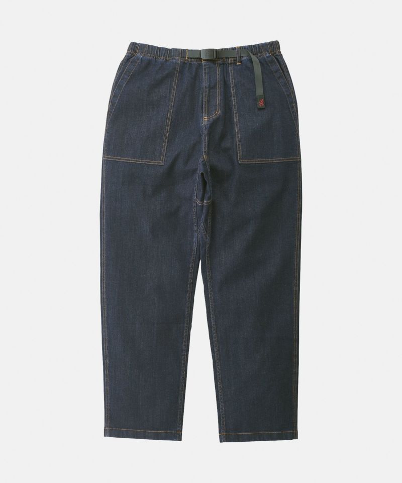 STRETCH DENIM LOOSE TAPERED RIDGE PANT