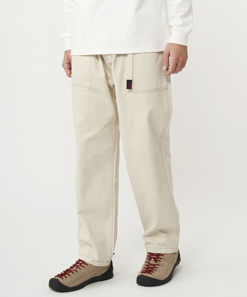 CONTRAST STITCH LOOSE TAPERED RIDGE PANT | コントラストステッチ