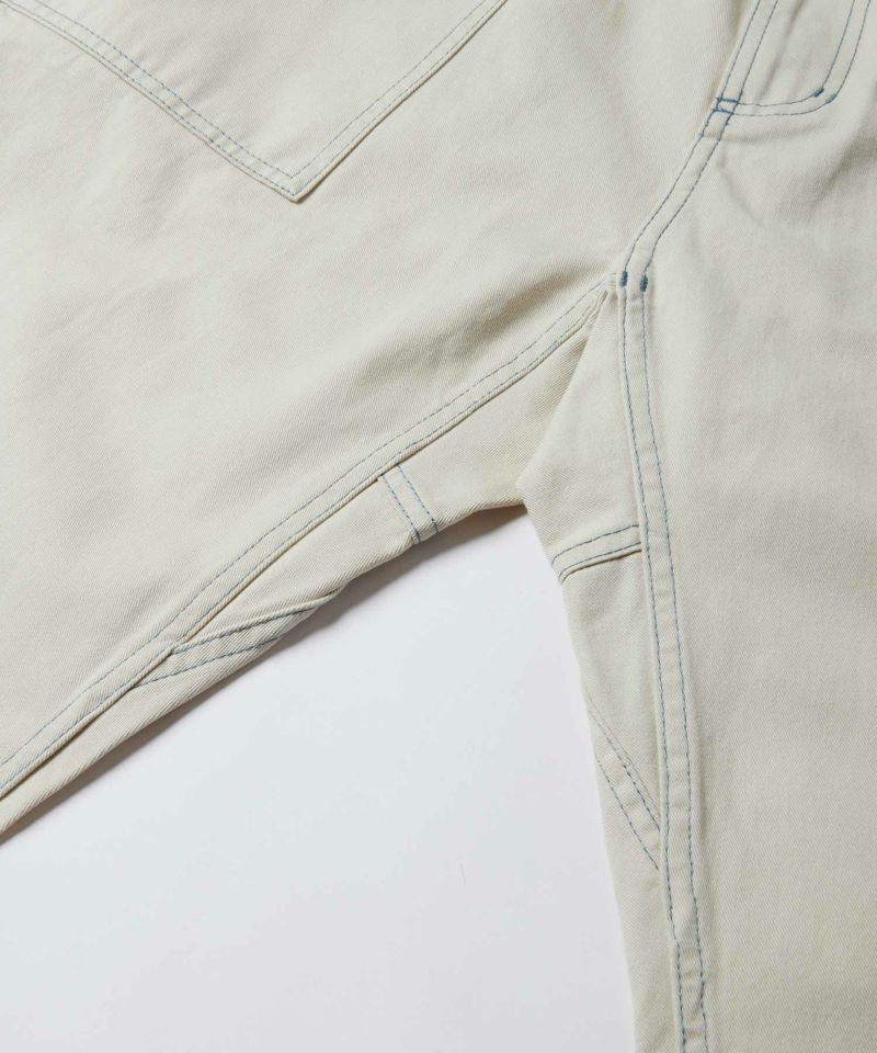 CONTRAST STITCH LOOSE TAPERED RIDGE PANT | コントラストステッチ