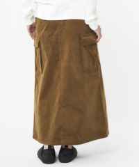 CORDUROY LONG CARGO SKIRT | コーデュロイロングカーゴスカート