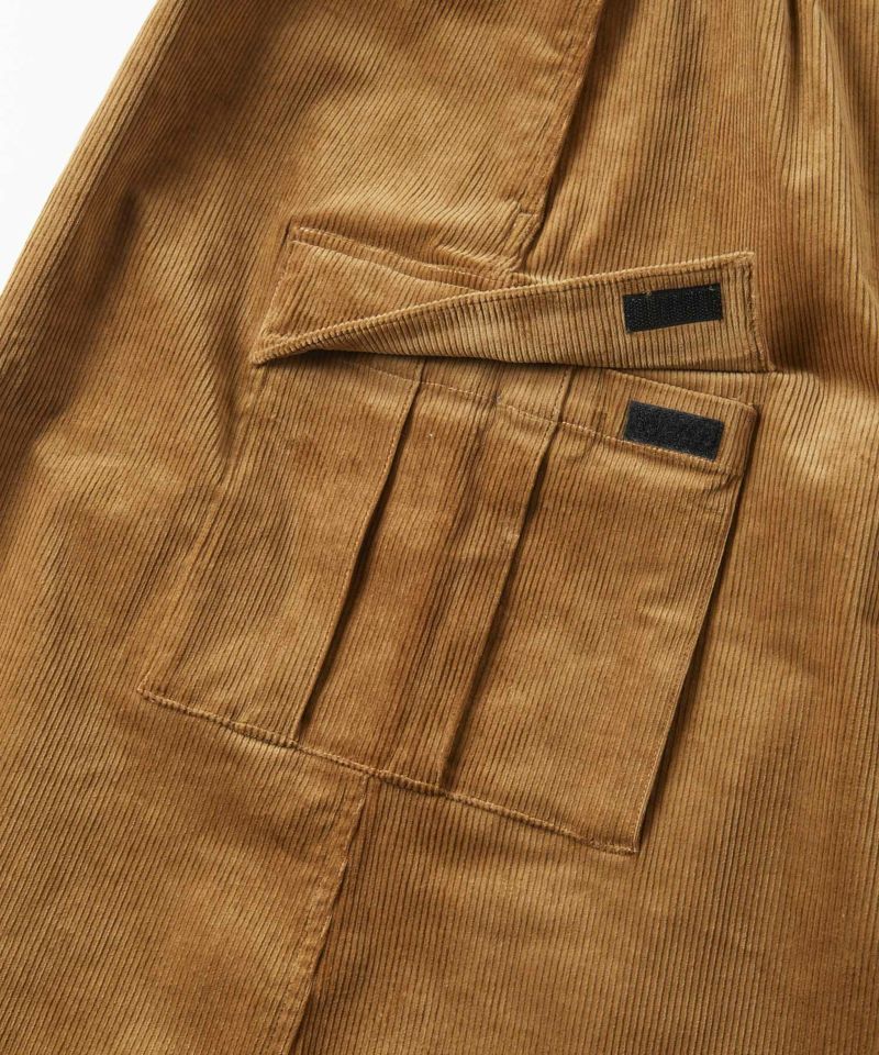 CORDUROY LONG CARGO SKIRT | コーデュロイロングカーゴスカート