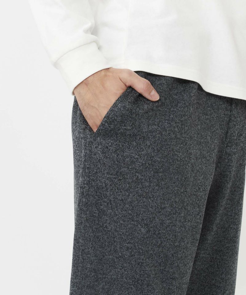 EXCLUSIVE】BONDING KNIT FLEECE EASY PANT | ボンディングニット