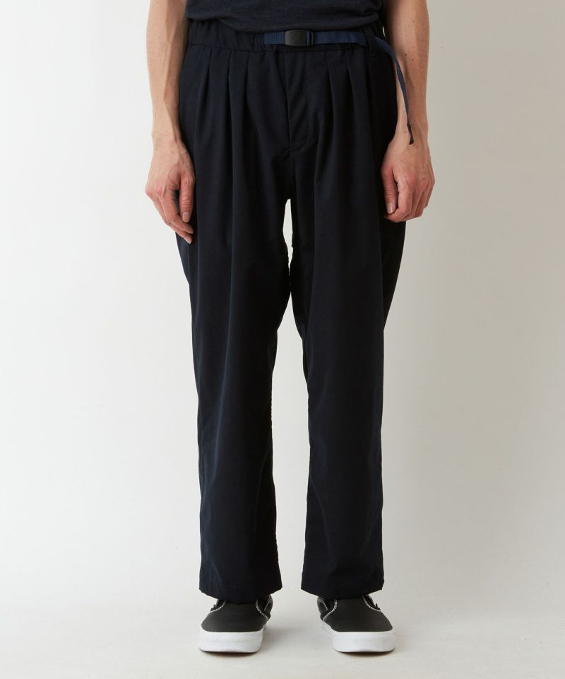 Gramicci×White Mountaineering】STRETCH 3TUCK PANTS | ストレッチ 3