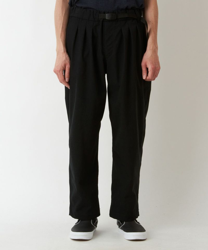 Gramicci×White Mountaineering】STRETCH 3TUCK PANTS | ストレッチ 3
