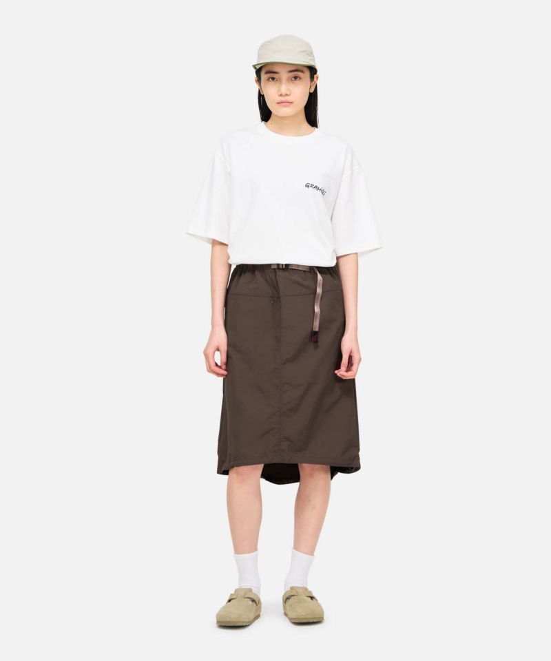 GRAMICCI ナイロンパッカブルミディスカート ブラウン ナイロンスカート 000000001654-10-l.jpg?t=