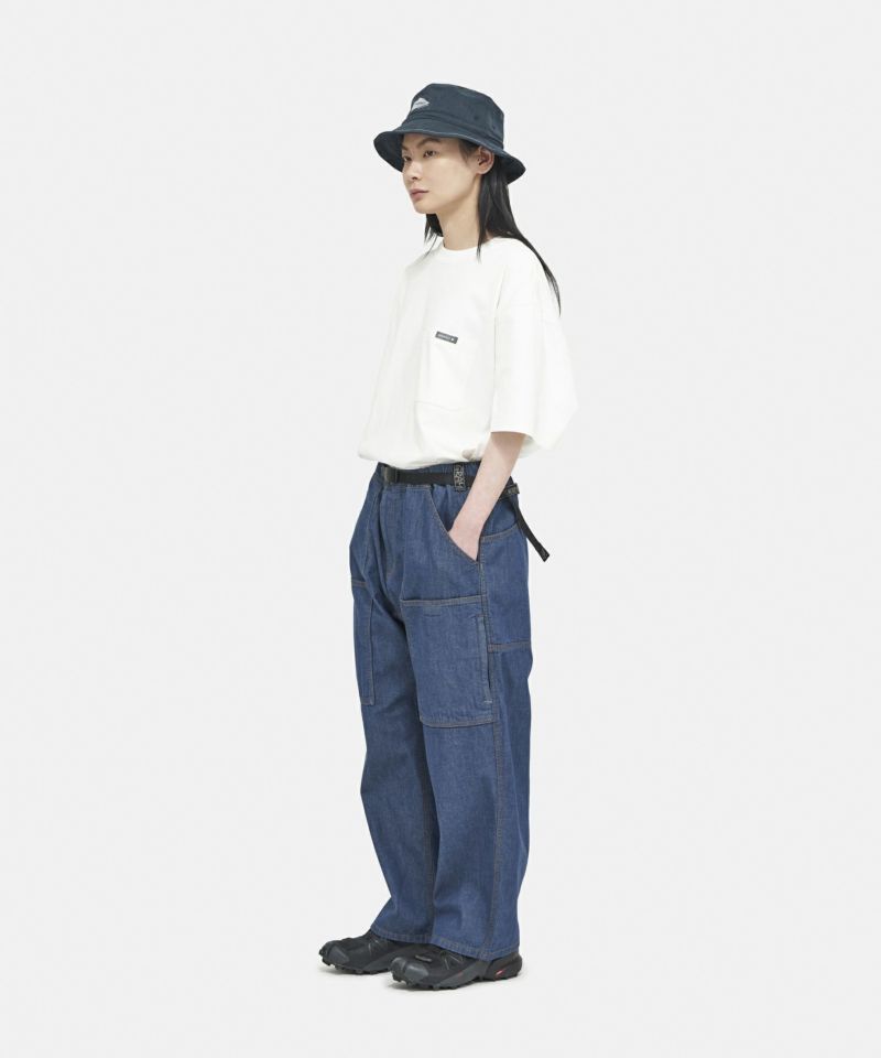 Gramicci×and wander】DENIM BAGGY PANT (WOMENS) | デニムバギー ...