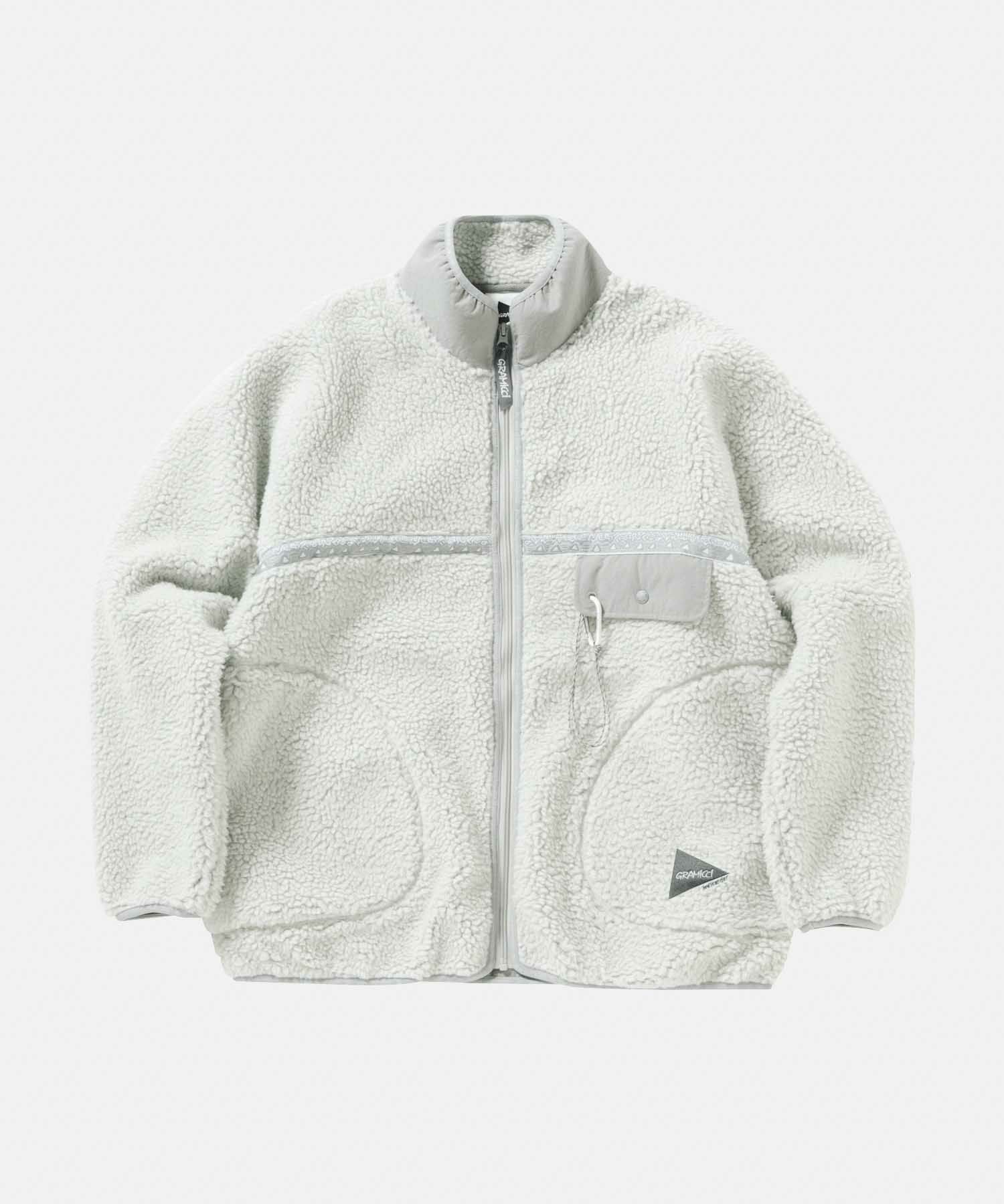 Gramicci×and wander】JQ TAPE FLEECE JACKET | JQテープフリース 