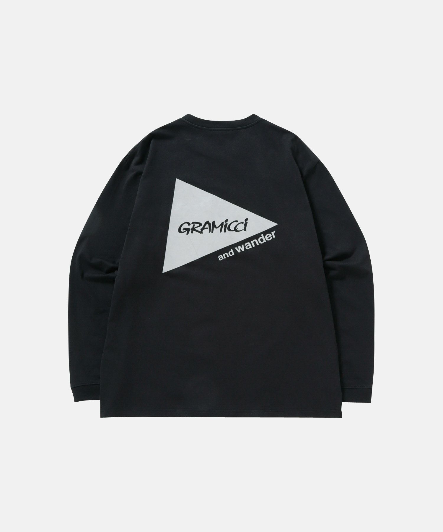 Gramicci×and wander】BACKPRINT L/S TEE | バックプリントL/S Tシャツ 