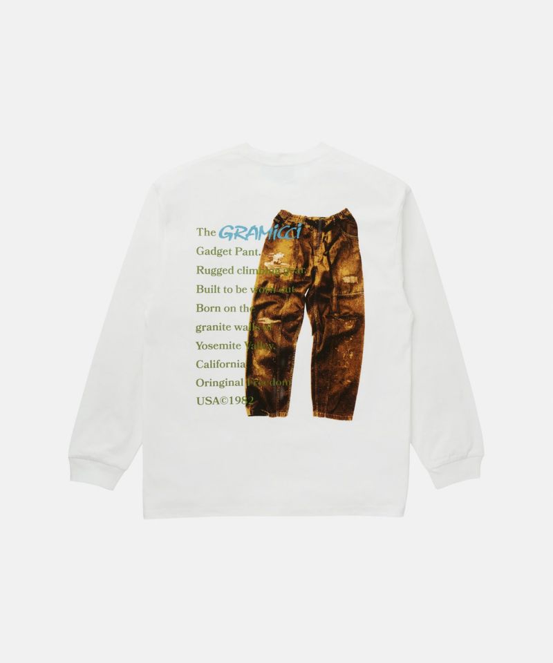 GADGET PANT L/S TEE | ガジェットパンツL/S Tシャツ | グラミチ 公式通販サイト Gramicci Online Store