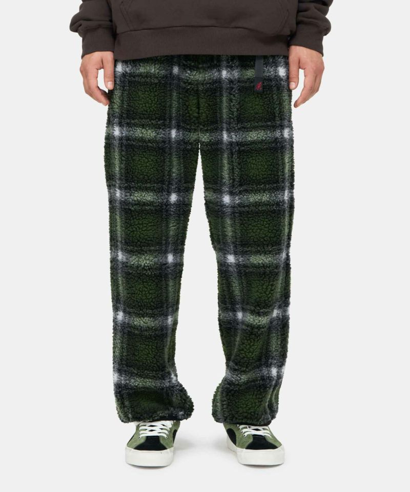 SHADOW PLAID SHERPA PANT | シャドープレイド シェルパパンツ | グラミチ 公式通販サイト Gramicci Online  Store