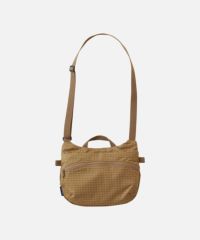 【リップストップ】ショルダーバッグ　トートバッグ　ミリタリー　ブラック ZCR Nylon Ripstop Shoulder bag
