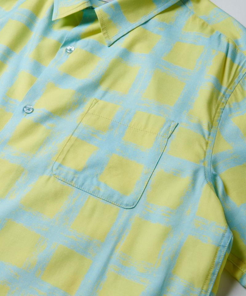 チェッカードレーヨンシャツ｜CHECKERD RAYON SHIRT｜Gramicci