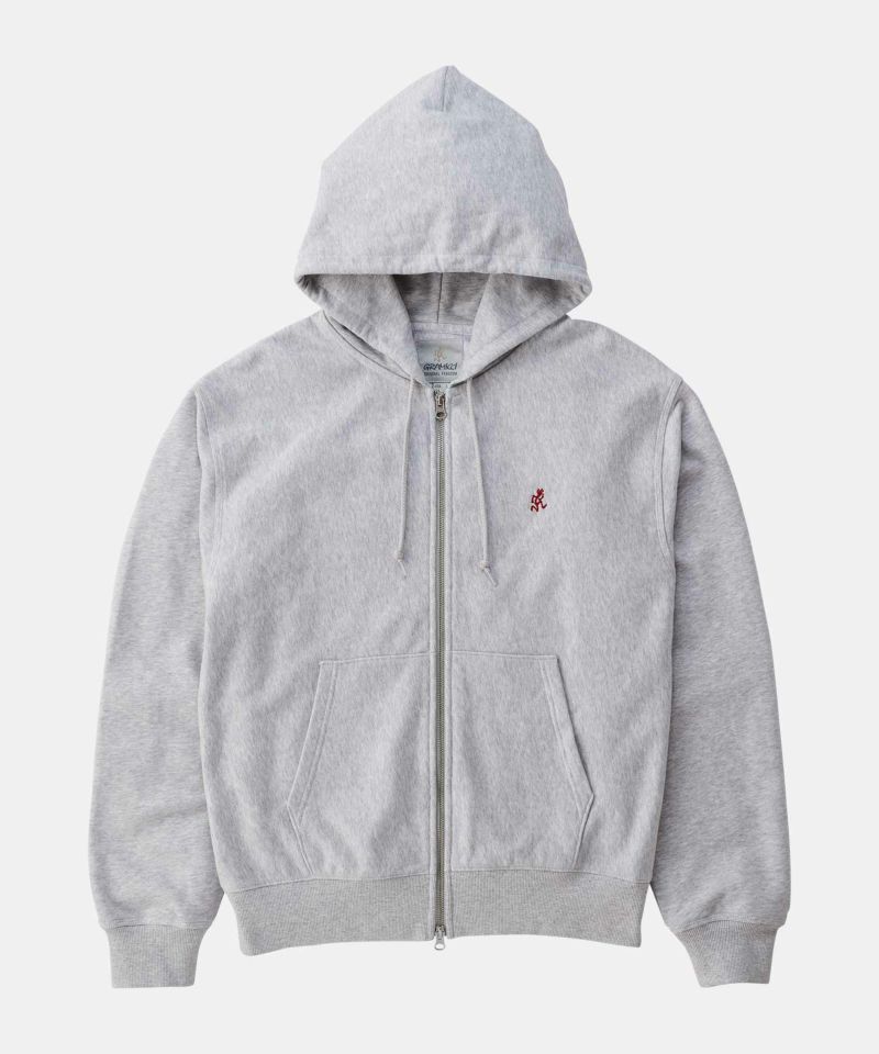 グラミー ワンポイントジップフーデッドスウェットシャツ|ONE POINT ZIP