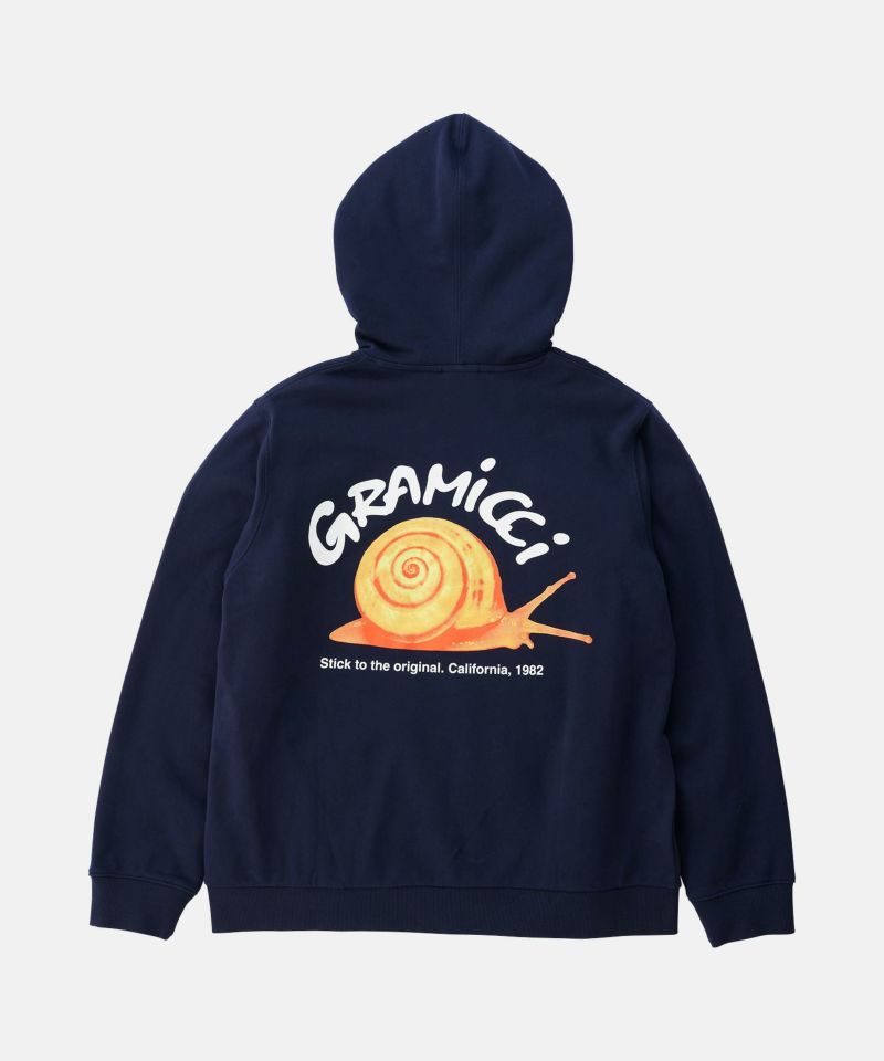 スネイルフーデッドスウェットシャツ｜SNAIL HOODED SWATSHIRT