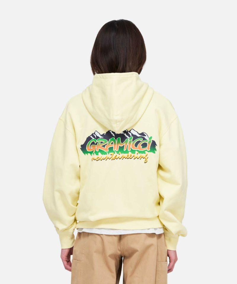 マウンテニアリングジップフーデッドスウェットシャツ