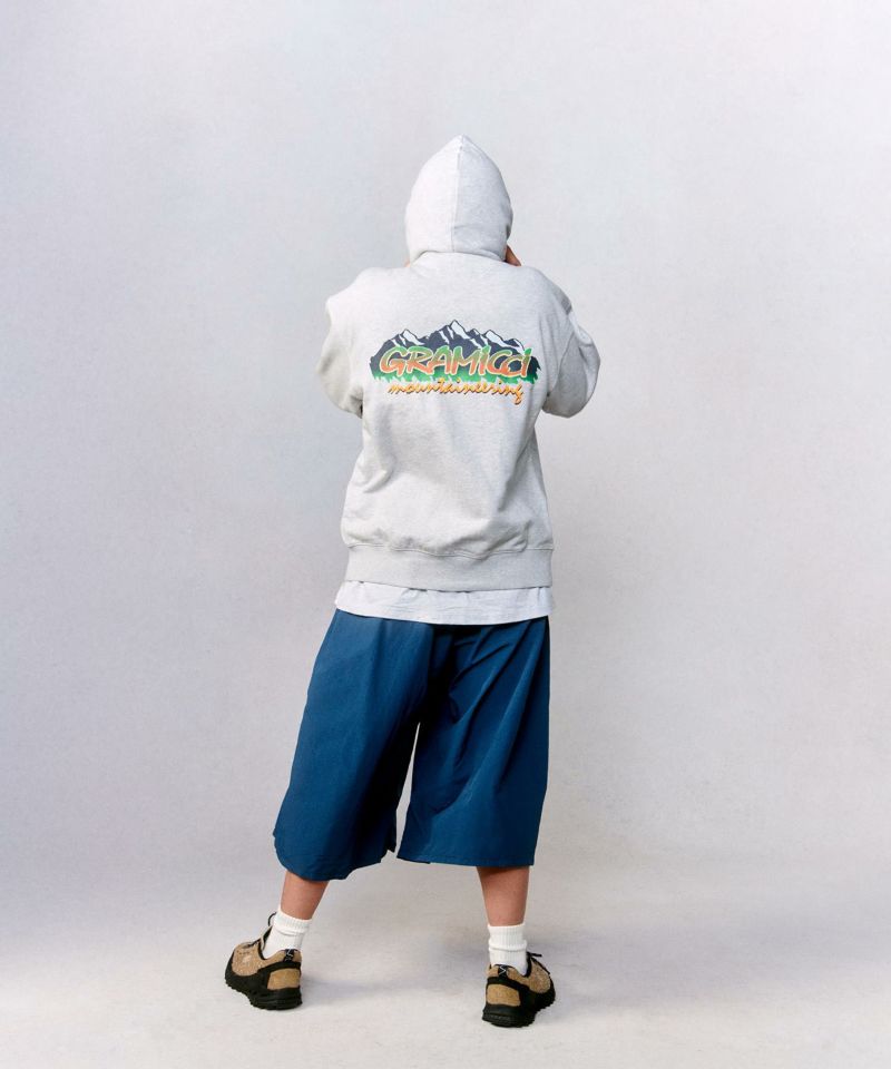 【GROVE】 MIST ZIP-UP JUMPER / 追跡付 マウンテニアリングジップフーデッドスウェットシャツ
