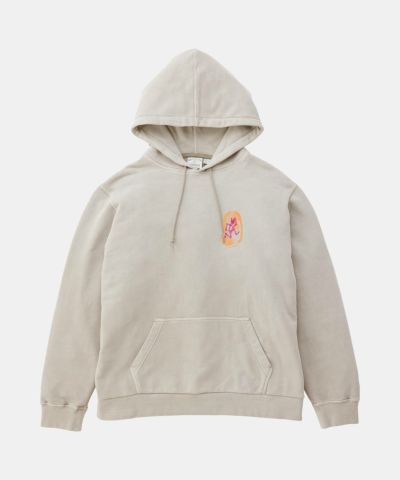 サムプリントフーデッドスウェットシャツ
