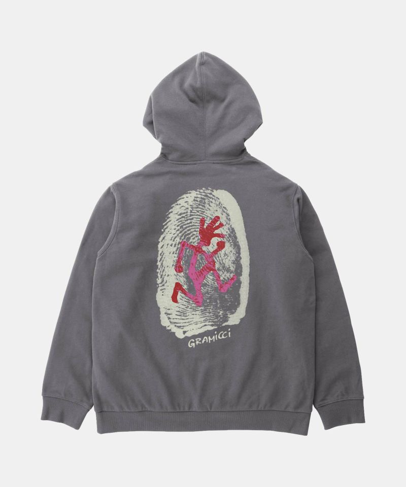 THUMBPRINT HOODED SWEATSHIRT