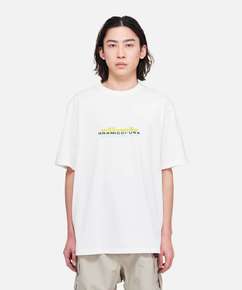 【関税込み】Gramicci グレー Climb Tシャツ クライムTシャツ｜CLIMB TEE｜Gramicci｜グラミチ公式通販サイト