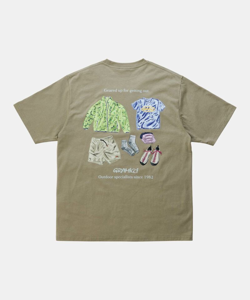 Tシャツ・カットソー Gramicci SS25 MOUNTAINEERING TEE (G5SUT168 BP) Gramicci Mountaineering Tee