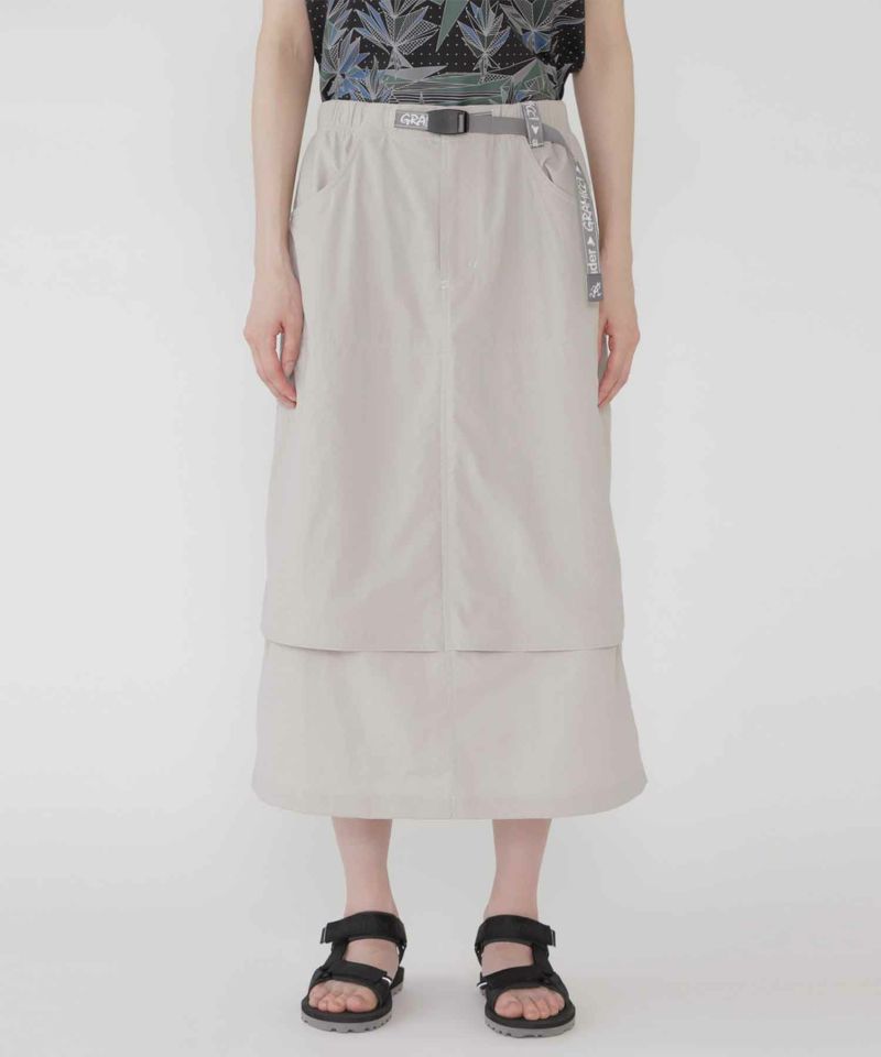 スカート Gyeong : 25SS / Double Knee Skirt (2colors) ナイロンダブルニースカート｜NYLON DOUBLE KNEE SKIRT