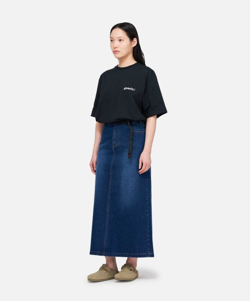 ストレッチデニムAラインスカート｜STRETCH DENIM A-LINE SKIRT