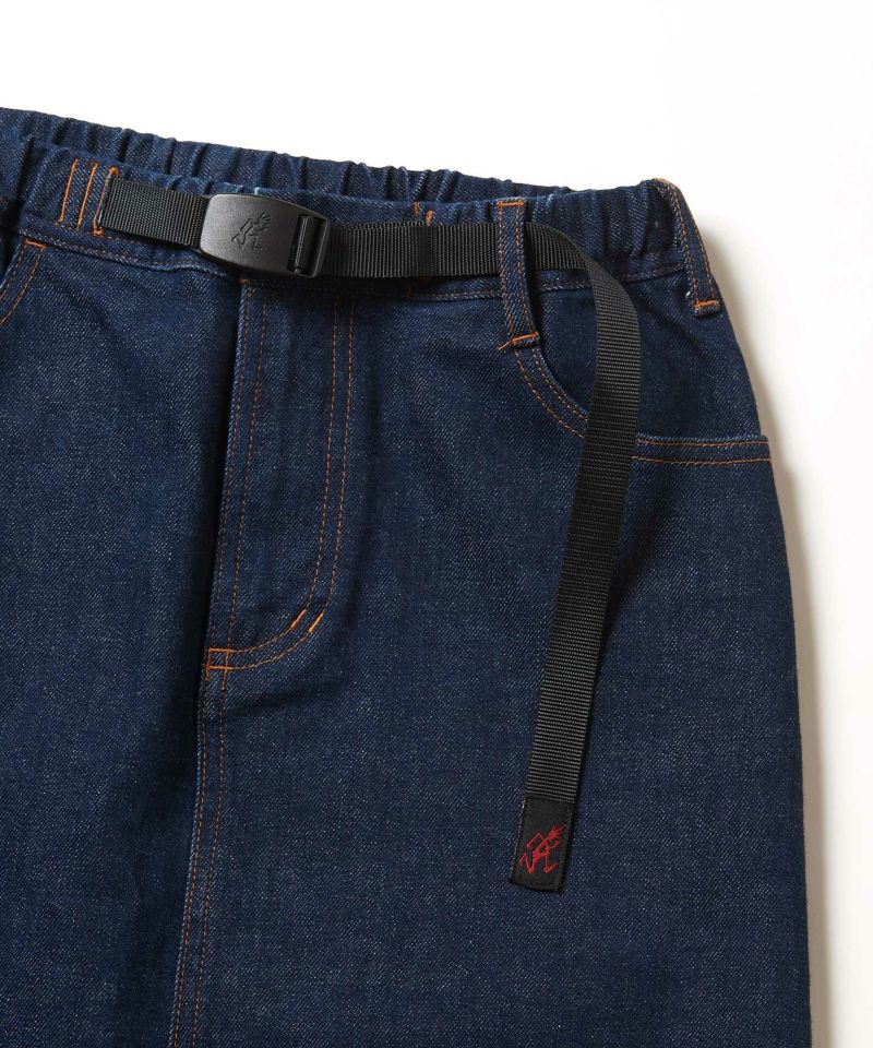 ストレッチデニムAラインスカート｜STRETCH DENIM A-LINE SKIRT