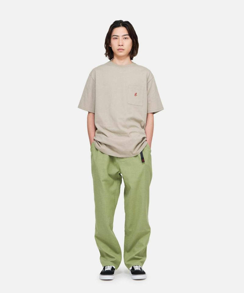 リネンブレンドイージーテーパードパンツ｜LINEN BLEND EASY