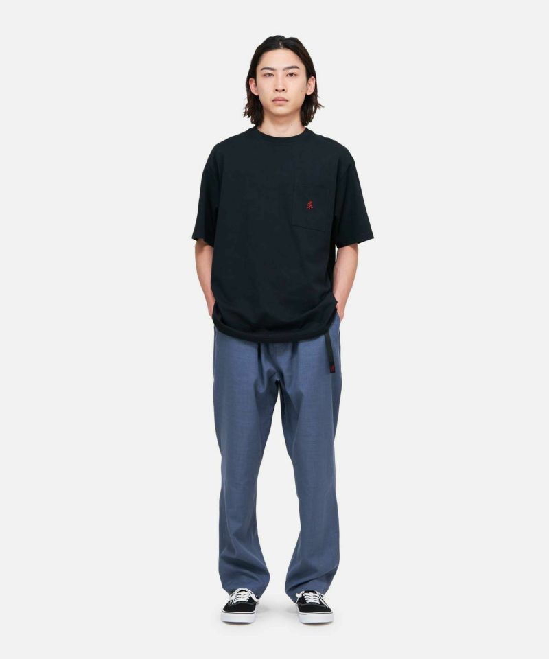 リネンブレンドイージーテーパードパンツ｜LINEN BLEND EASY