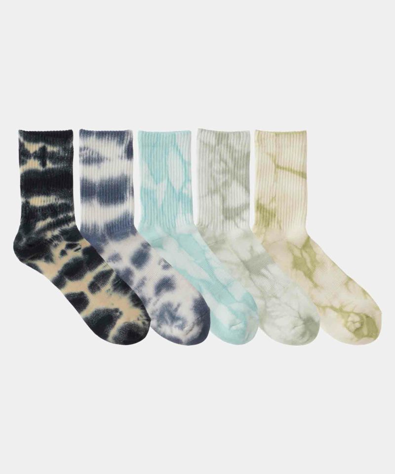 タイダイクルーソックス｜TIE DYE CREW SOCKS｜Gramicci