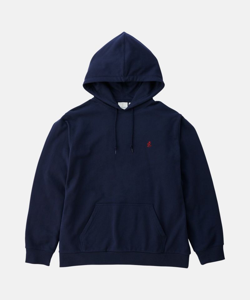 ワンポイントフーデッドスウェットシャツ｜ONE POINT HOODED