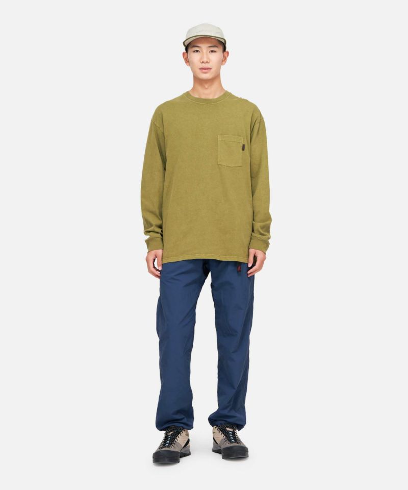 L/SポケットTシャツピグメントダイ｜L/S POCKET TEE PIGMENT
