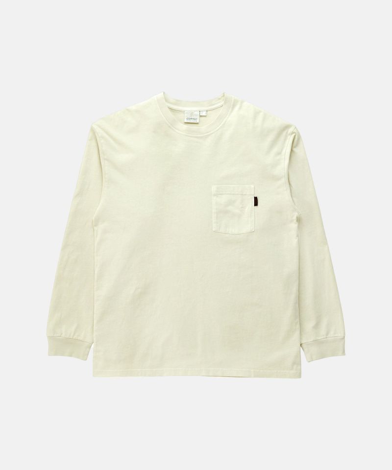 L/SポケットTシャツピグメントダイ｜L/S POCKET TEE PIGMENT