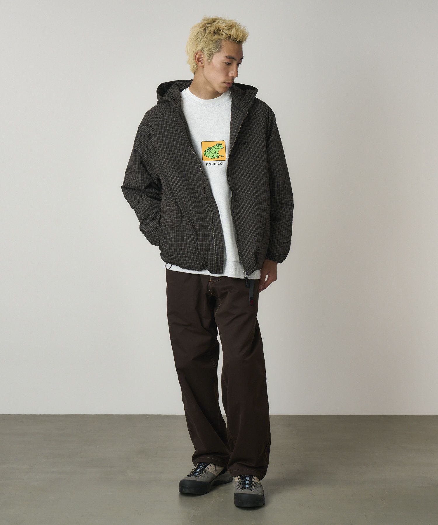 【未使用】GRAMICCI ブラック フード付き ナイロンジャケット Lサイズ Gramicci（グラミチ）の「GRAMICCI PERFORMANCE CORDURA FOODY JACKET