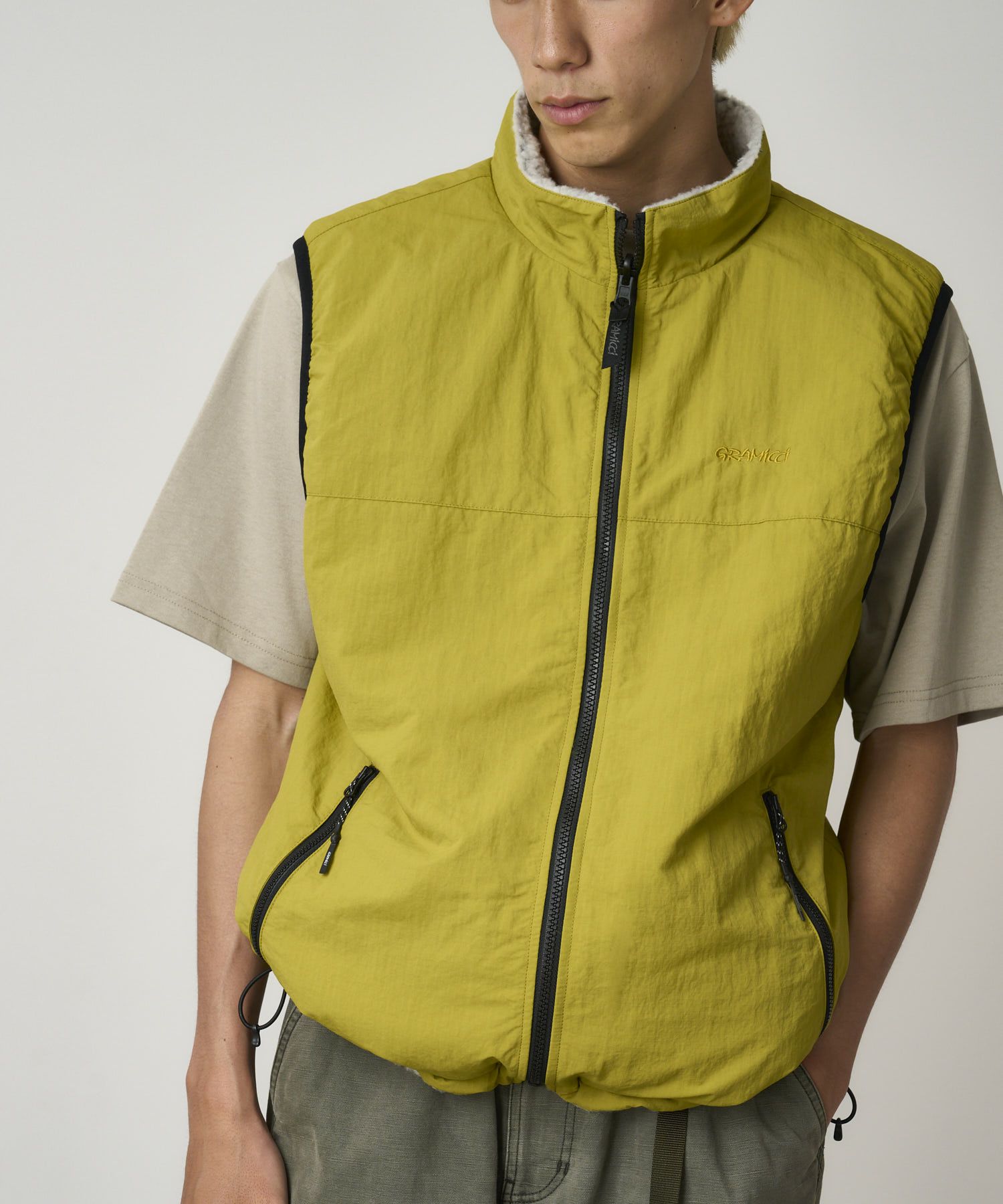 【sherpa】 SHERPA FLEECE｜その日の気分で“ふたつの表情”。 | GRAMICCI（グラミチ