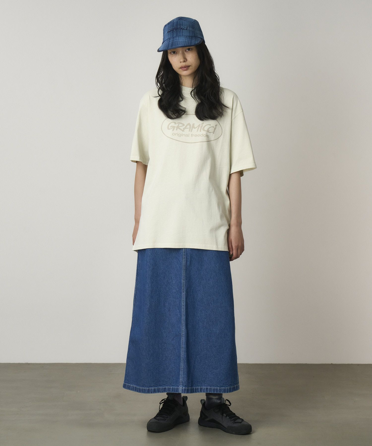 希少80's USA製 GRAMICCI グラミチ ロンT 袖プリ フェード USA製 90s