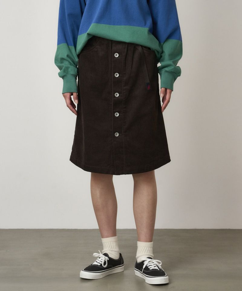 ボタンダウンミディアムスカート | グラミチ 公式通販サイト Gramicci