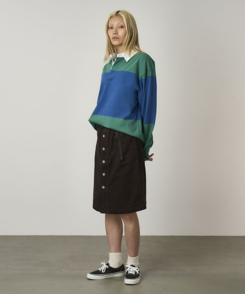 ボタンダウンミディアムスカート | グラミチ 公式通販サイト Gramicci