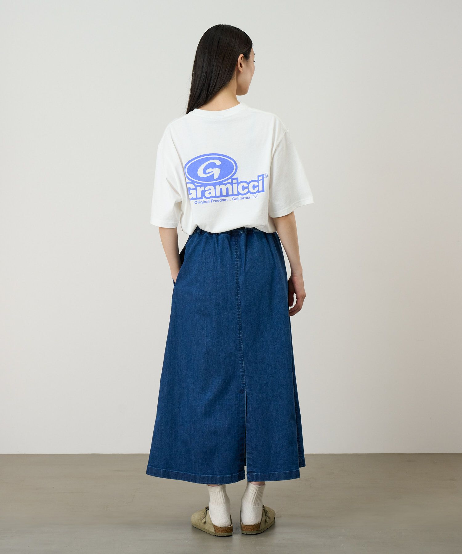 ストレッチデニムロングフレアスカート | グラミチ 公式通販サイト