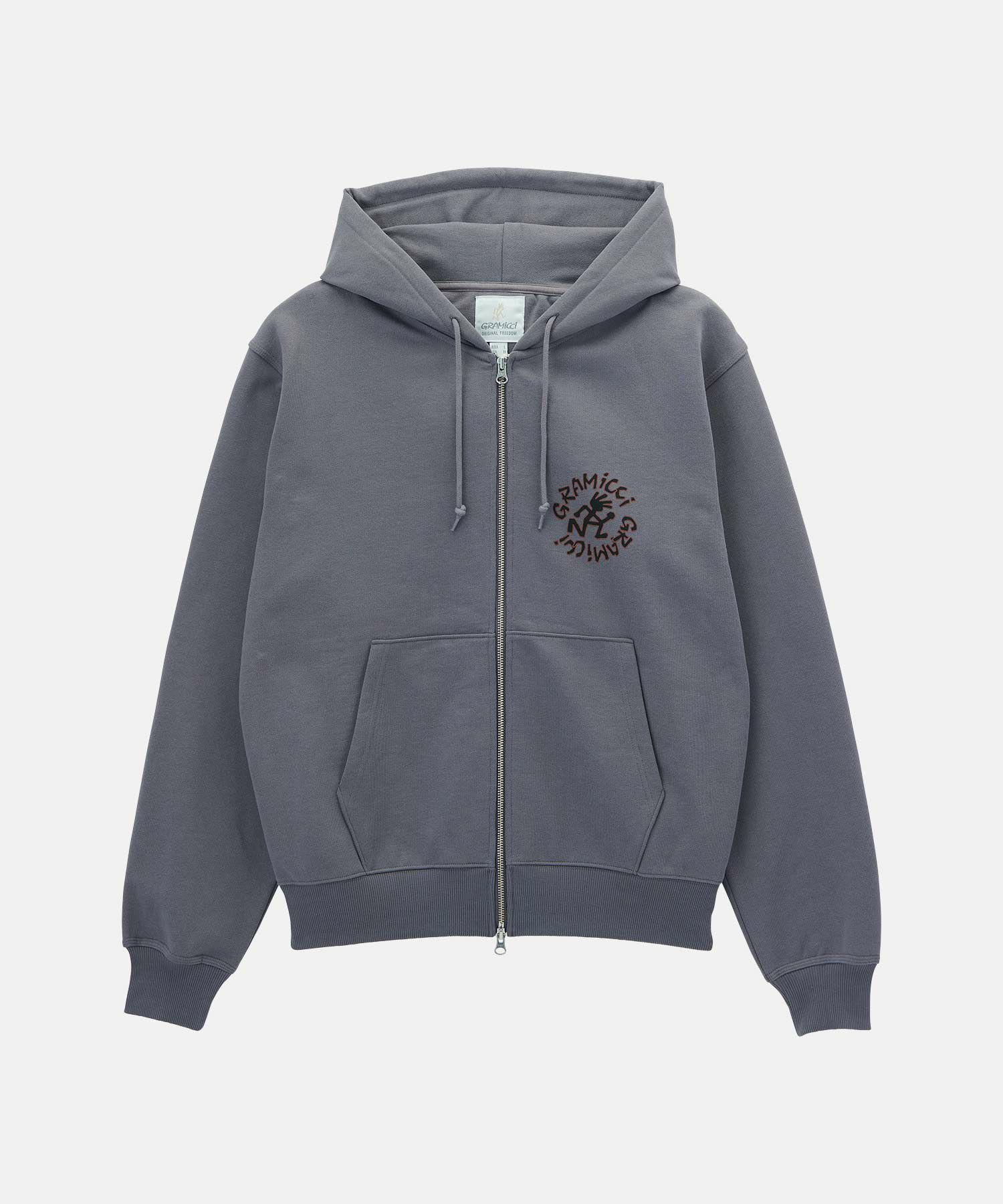 RUNNING MAN ZIP HOODED SWEATSHIRT | グラミチ 公式通販サイト